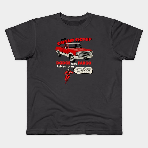 Vintage Dodge Fargo advertising by MotorManiac Kids T-Shirt by MotorManiac